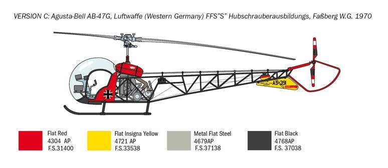 Italeri 2820 OH-13 Sioux 1/48 – image 5