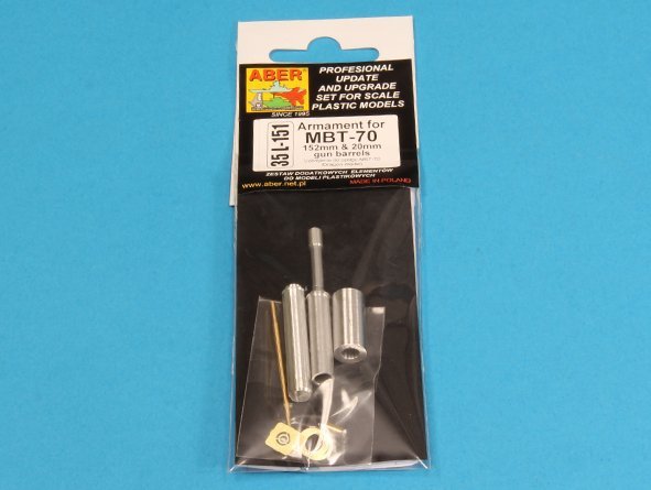 Aber 35L-151 Armament for MBT-70 - 152mm and 20mm gun barrels 1/35 – imagen 9
