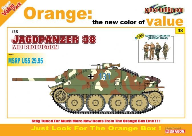 Cyber Hobby 9148 Jagdpanzer 38 Mid Production 1/35