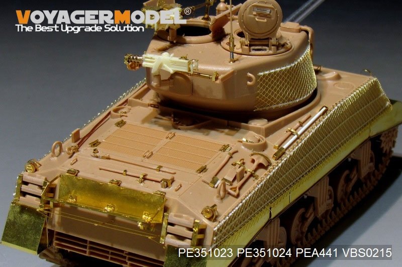 Voyager Model PE351023 WWII US M4A3 (76) w Mid Tank Basic For MENG TS-043 1/35 – immagine 11