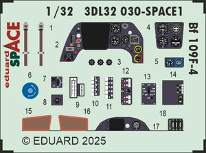 Eduard 3DL32030 Bf 109F-4 SPACE Hobby 2000 / Hasegawa 1/32 – zdjęcie 3
