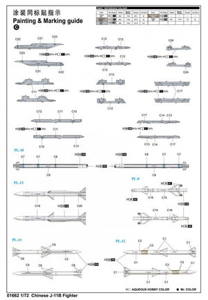 Trumpeter 01662 Chinese J-11B 1/72 – image 10
