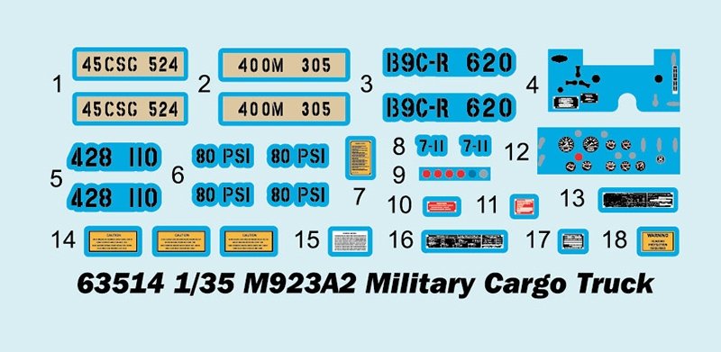 I Love Kit 63514 M923A2 Military Cargo Truck 1/35 – immagine 13