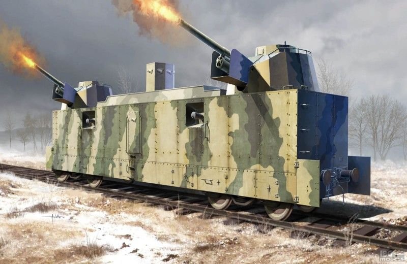 Trumpeter 00222 WAGON D'ARTILITÉ LÉGER SOVIÉTIQUE PL-37 (1/35)