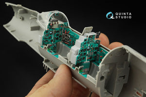 Quinta Studio QD32121 MiG-21UM 3D-Printed &amp;amp; coloured Interior on decal paper (Trumpeter) 1/32 – immagine 2