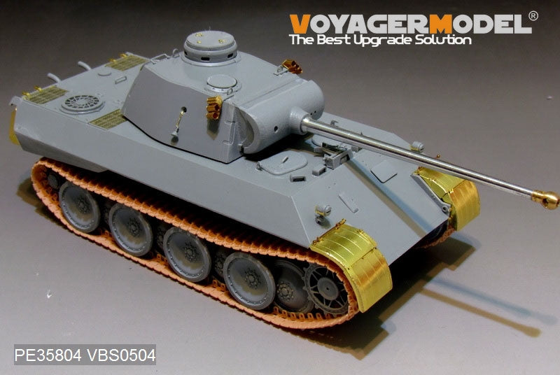 Maquette Voyager PE35804 Panther D V1 allemand de la Seconde Guerre mondiale (modèle de base) pour DROGON 6822 au 1/35 – image 6