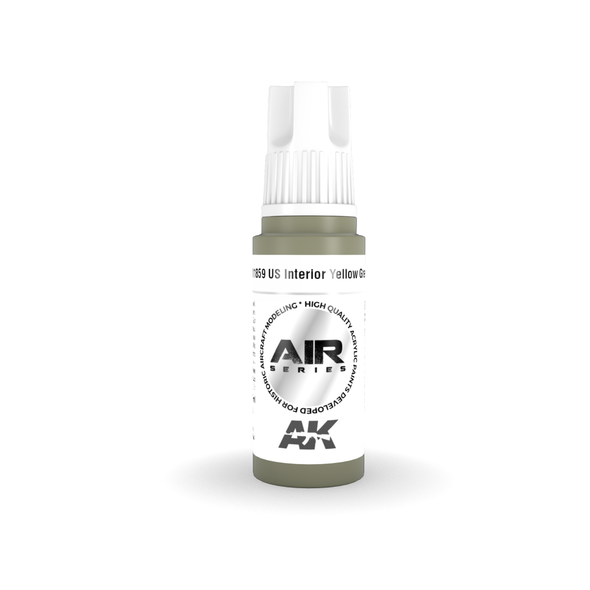 AK Interactive AK11859 US INTÉRIEUR JAUNE VERT – AIR 17 ml – image 2