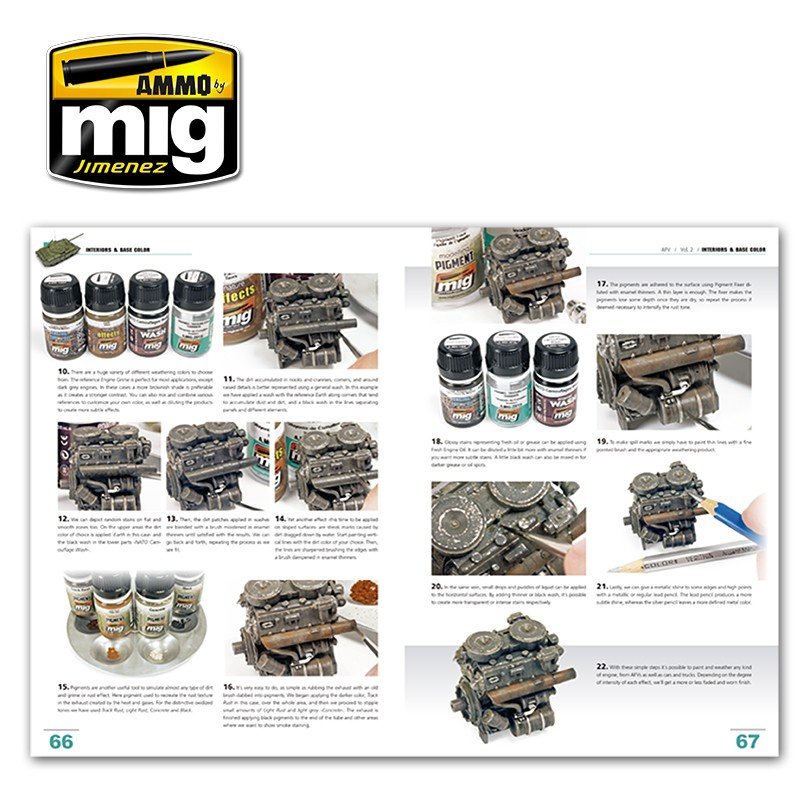 Ammo of Mig Jimenez 6201 ENCYKLOPEDIA TECHNIK MODELARSKICH – POJAZDY PANCERNE TOM 2 – MALOWANIE WNĘTRZ I PODSTAWY MALOWANIA (język polski) – immagine 3