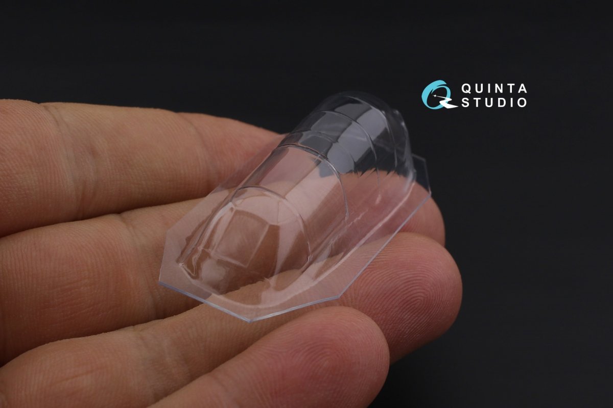Quinta Studio QC48081 Yak-2 vacuformed clear canopy (for Mars Models kit) 1/48 – immagine 5