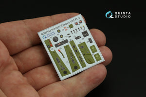 Quinta Studio QD32143 P-51D/K Mustang 3D-Printed &amp;amp; coloured Interior on decal paper (Dragon) 1/32 – zdjęcie 7