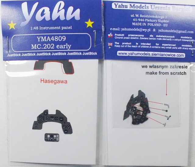 Yahu YMA4809 MC.202 (Hasegawa) 1/48