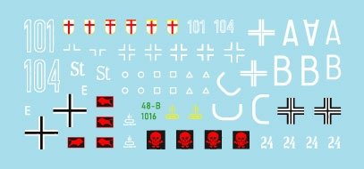 Star Decals 48-B1016 StuG III B 1941-42 # 1. Sturmgeschutz III Ausf B. Eastern front, Balkans and Greece 1/48 – Bild 3