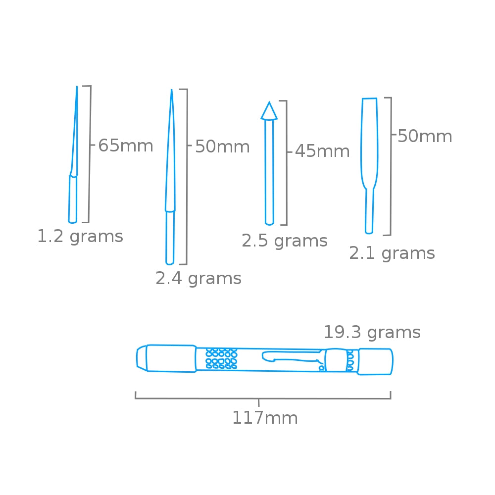 Modelcraft PFL6009 4 Pce Diamond Reamer &amp;amp; File Set – Bild 2