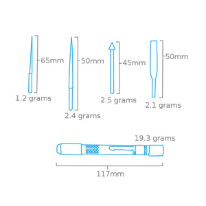 Modelcraft PFL6009 4 Pce Diamond Reamer &amp;amp; File Set – Bild 2