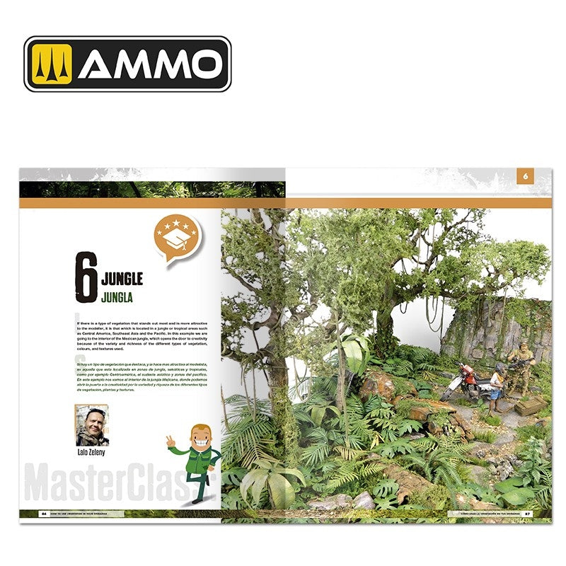 AMMO of Mig Jimenez 6254 MODELLING SCHOOL - How to use Vegetation in your Dioramas (Bilingual- English, Spanish) – imagen 5