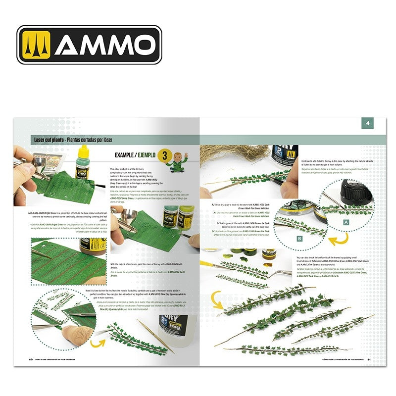 AMMO of Mig Jimenez 6254 MODELLING SCHOOL - How to use Vegetation in your Dioramas (Bilingual- English, Spanish) – imagen 4
