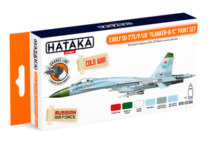 Hataka HTK-CS104 Early Su-27S/P/UB „Flanker-B/C” paint set (6x17ml)