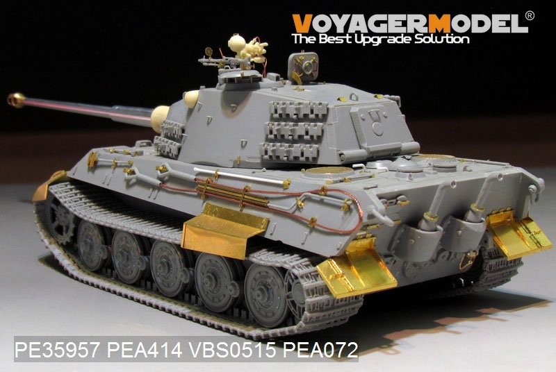 Voyager Model PE35957 WWII German King Tiger (Hensehel Turret) For HOBBYBOSS 84533 1/35 – zdjęcie 14