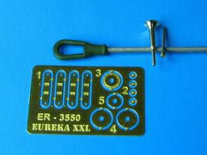 Eureka XXL ER-3550 Towing cable and aerial base for T-90 Russian MBT 1/35 – immagine 4