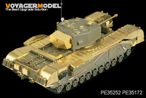 Maquette Voyager PE35252 Char d&amp;#39;infanterie britannique Churchill Mk.IV de la Seconde Guerre mondiale (modèle de base pour AFV CLUB 35154) à l&amp;#39;échelle 1/35 – image 3