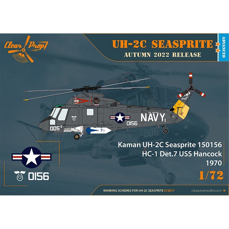 Clear Prop! CP72017 UH-2C Seasprite ADVANCED KIT 1/72 – imagen 4