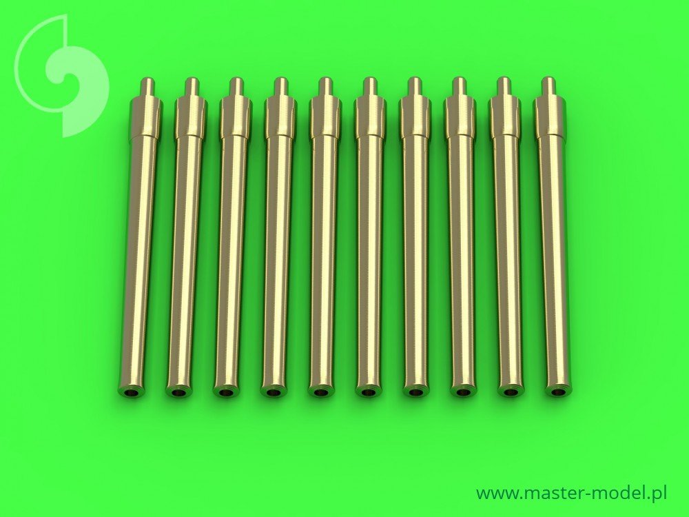 Master SM-700-043 British 12"/45 (30.5 cm) Mark X barrels (10pcs) - Lord Nelson, Dreadnought, Bellerophon, Invincible and Indefatigable classes 1/700