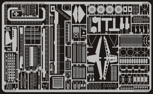 Eduard 53005 US Aircraft Carrier Hornet 1/350 Trumpeter