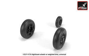 Armory Models AW32305 F-117A Nighthawk wheels w/ weighted tires 1/32 – Bild 2