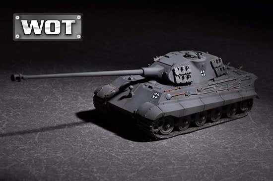 Trumpeter 07161 King Tiger allemand (tourelle Porsche) avec canon de 105 mm kwk L/68 1/72