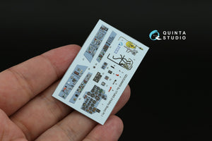 Quinta Studio QD+48409 Su-17UM3 3D-Printed &amp;amp; colored Interior on decal paper (Hobby Boss) (with 3D-printed resin parts) 1/48 – image 10