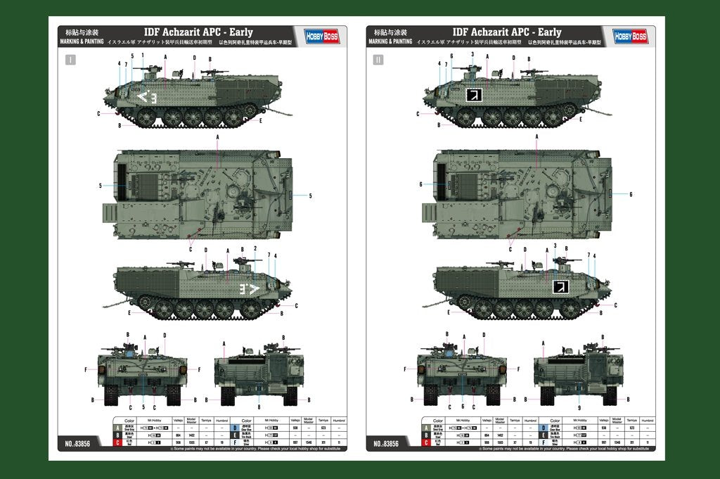 Hobby Boss 83856 IDF ACHZARIT 1/35 – imagen 2