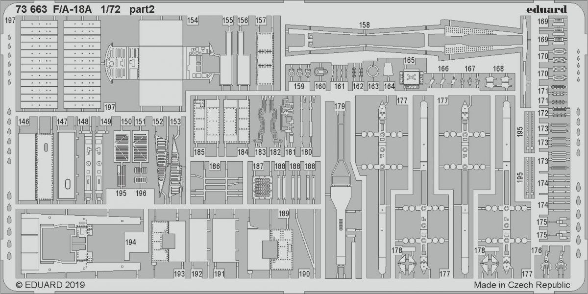 Eduard 73663 F/ A-18A 1/72 ACADEMY – image 2