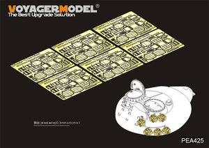 Voyager Model PEA425 Russian 12.7mm DSchK Machine Gun Ammo Magazine w/Mounts (For T-55,T-62,T-72)(GP) 1/35 – immagine 2
