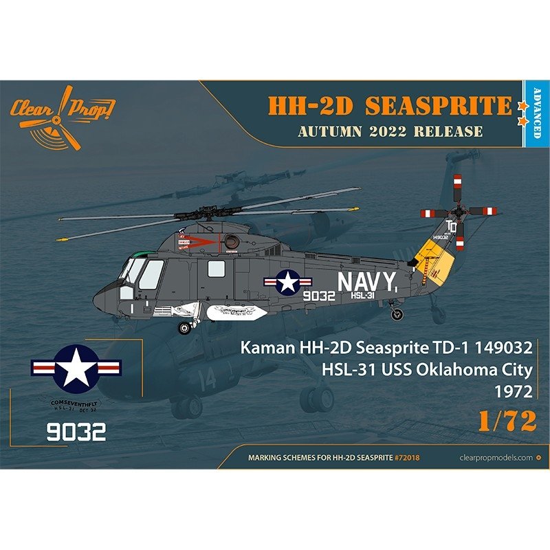 Clear Prop! CP72018 HH-2D Seasprite ADVANCED KIT 1/72 – immagine 4