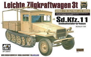 AFV Club 35047 Sd.Kfz.11 3 Ton Half Track Late Version 1/35