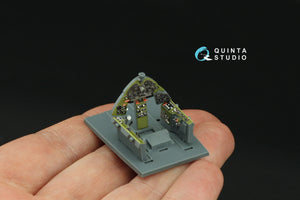 Quinta Studio QD48413 F6F-3E/N Hellcat 3D-Printed &amp;amp; coloured Interior on decal paper (Eduard) 1/48 – immagine 8