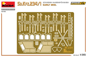 MiniArt 35410 Sd.Kfz.234/1 Schwerer Panzerspahwagen. EARLY MOD. INTERIOR KIT 1/35 – zdjęcie 2