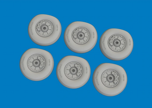 Eduard 672393 Chinook HC.1 wheels AIRFIX 1/72 – immagine 2