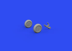 Eduard 648808 A6M wheels w/ smooth tire EDUARD 1/48 – immagine 2