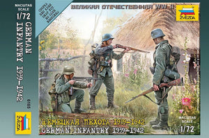 Zvezda 6105 GERMAN INFANTRY 1939-1942 1/72
