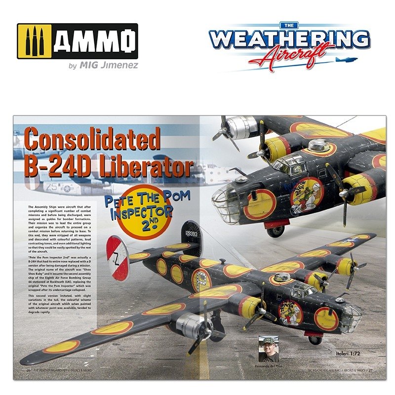 AMMO de Mig Jimenez 5217 The Weathering Aircraft Numéro 17. DÉCALCOMANIES ET MASQUES (Anglais) – image 5