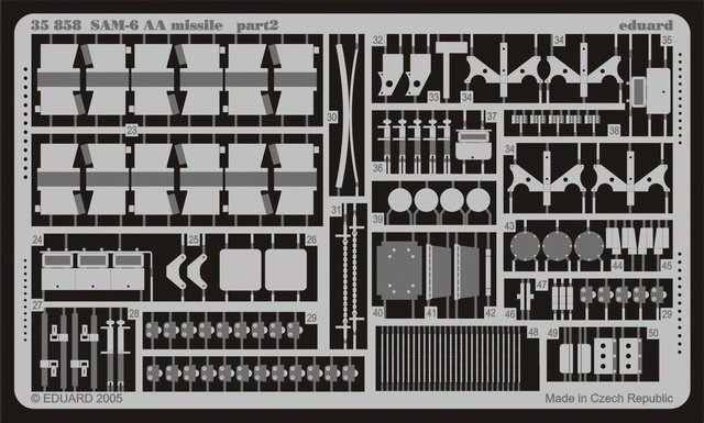 Missile antiaérien SAM-6 Eduard 35858, échelle 1/35, Trumpeter – image 2