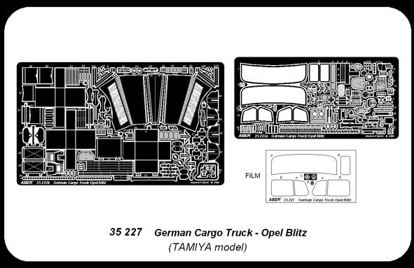 Aber 35227 German Cargo Truck - Opel Blitz 1/35 – zdjęcie 4