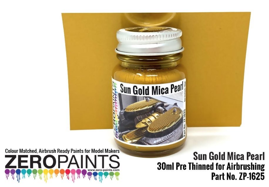 Zero Paints ZP-1625 Sun Gold Mica Pearl Paint 30ml