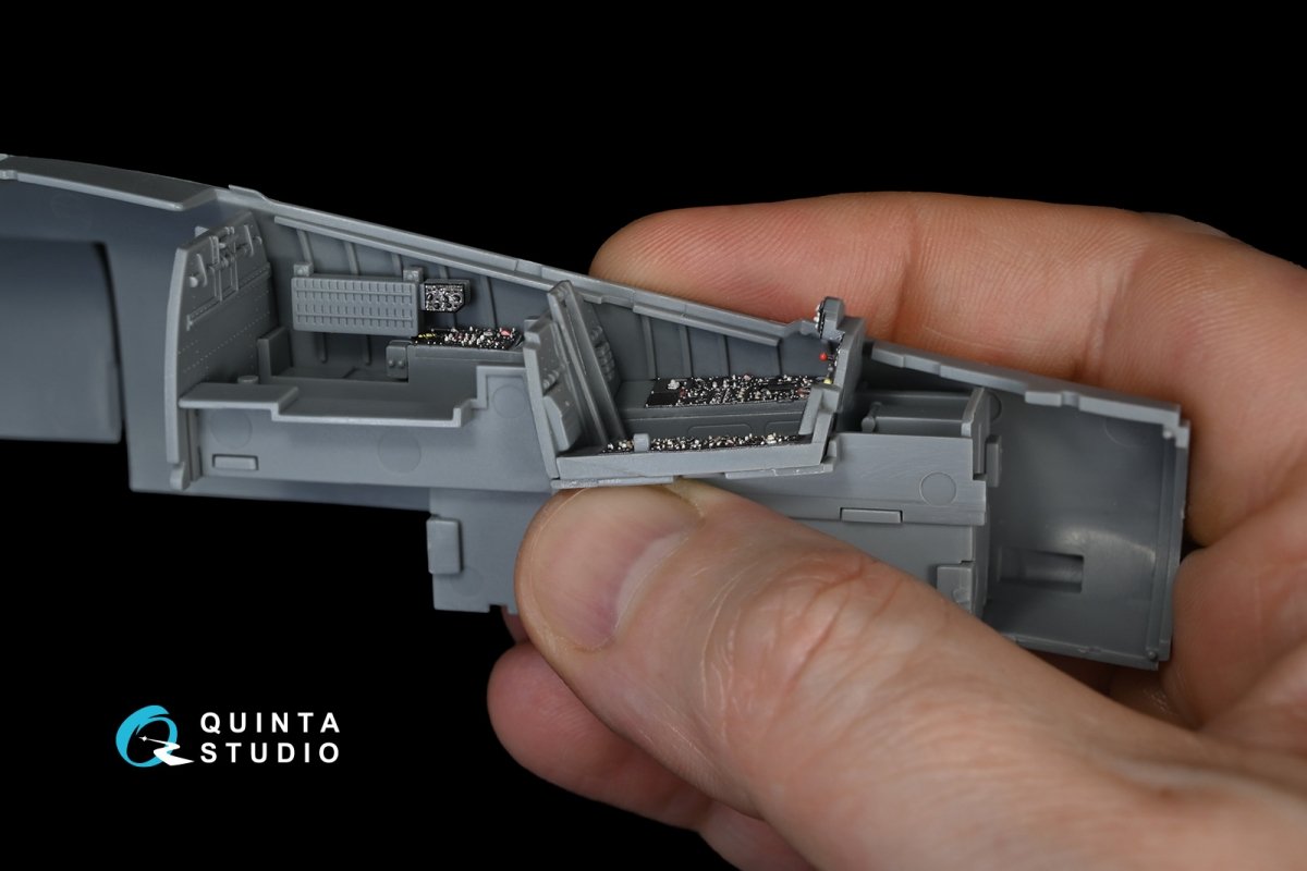 Quinta Studio QD48132 F-4S 3D-Printed &amp;amp; coloured Interior on decal paper (for ZM SWS kit) 1/48 – immagine 4