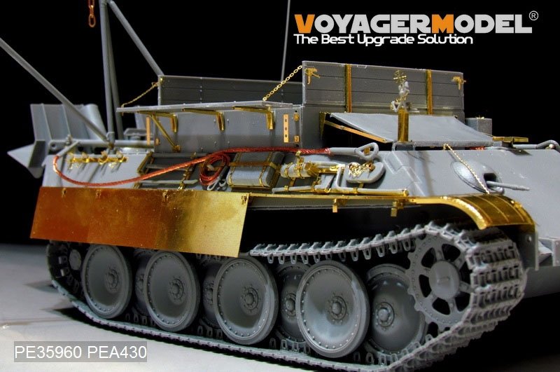 Voyager Model PE35960 WWII German Bergepanther Ausf.G Basic For TAKOM 2107 1/35 – immagine 11