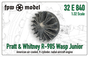 FPW Model 32E840 Pratt &amp;amp; Whitney R-985 Wasp Junior (fix) 1/32