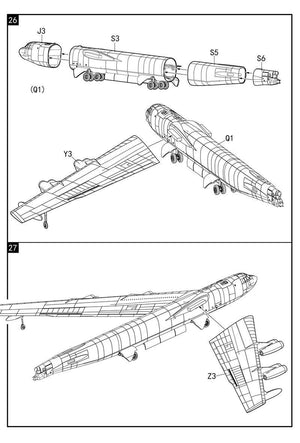 Modelcollect UA72210 B-52G Early Type 1967-1972 in Linebacker II Vietnam war 1/72 – immagine 6