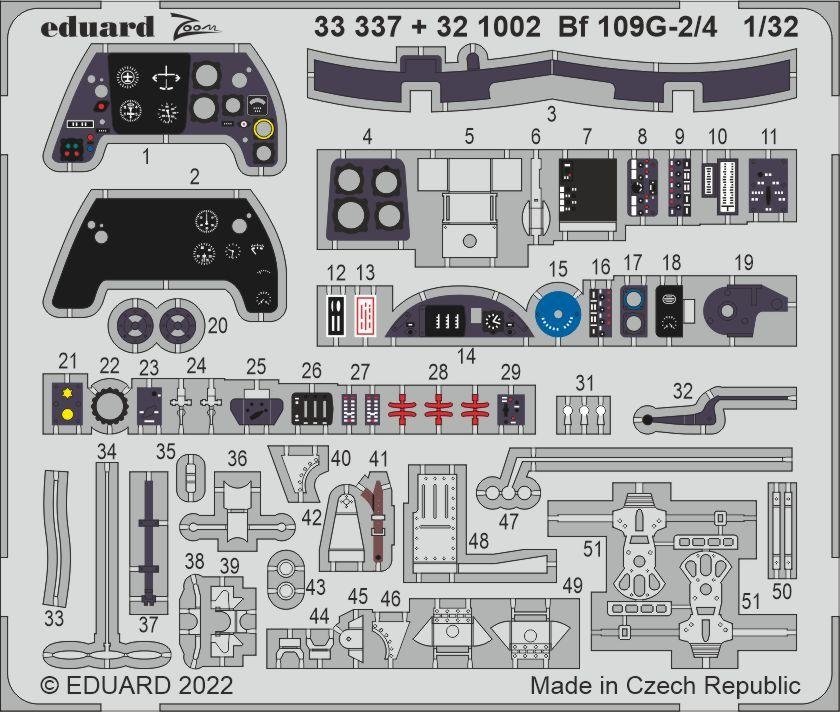 Eduard BIG33148 Bf 109G-2/4 REVELL 1/32 – imagen 3