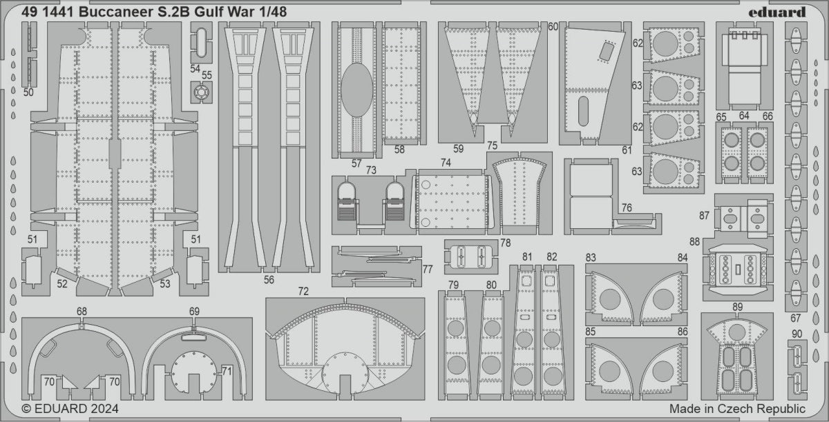 Eduard BIG49415 Buccaneer S.2B Gulf War AIRFIX 1/48 – immagine 3